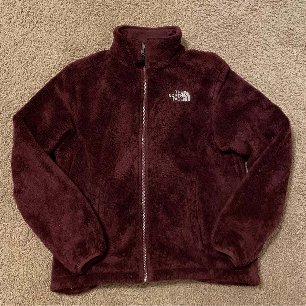 Fuzzy North Face Jacket